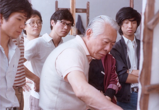 Zhao Wuji Lectured in Training Class in 1985