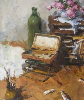 In the studio by Selenin Andrey