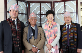 中国文联领导会见尼泊尔文学院代表团一行