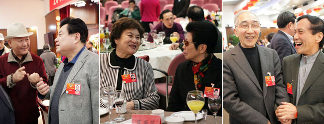 “两会”文艺界代表委员欢聚文艺家之家