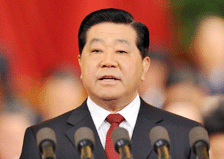 全国政协主席贾庆林向大会作工作报告