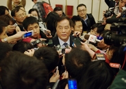 铁道部部长盛光祖接受采访