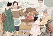 儿女情长（中国画）