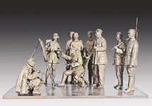 延安鲁艺的一天（雕塑）