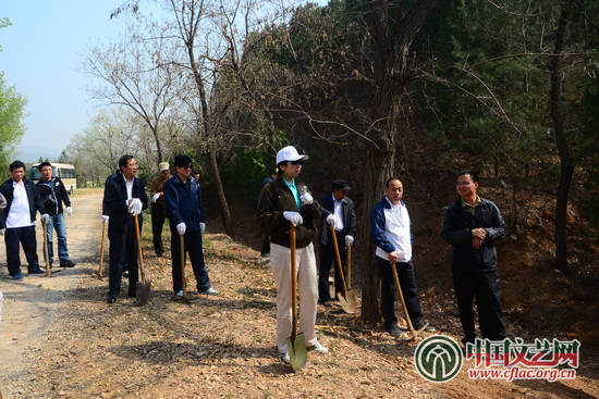 中國文聯黨組書記、副主席趙實進行動員。王緯潤 攝