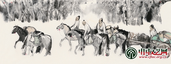 中国文艺网-观成都南方丝绸之路主题画作品展