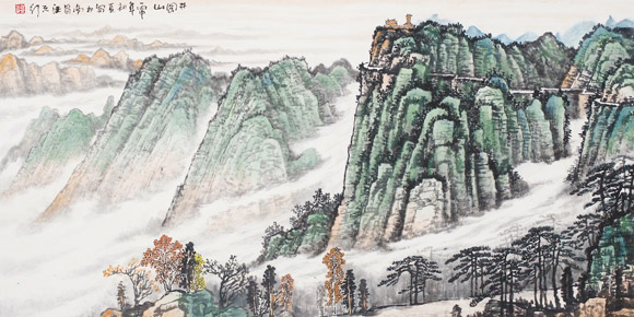 纪念毛泽东同志诞辰123周年全国书画大赛优秀