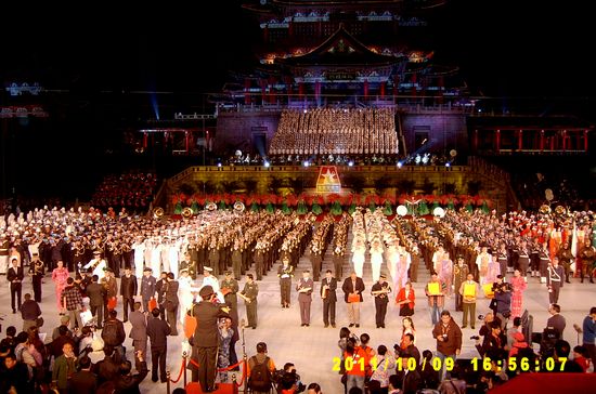 军乐声声奏响城市运动会--2011第四届中国·