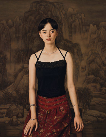 杨飞云  山水之镜 布面油画 146×114cm 2005年作 成交价：7,130,000