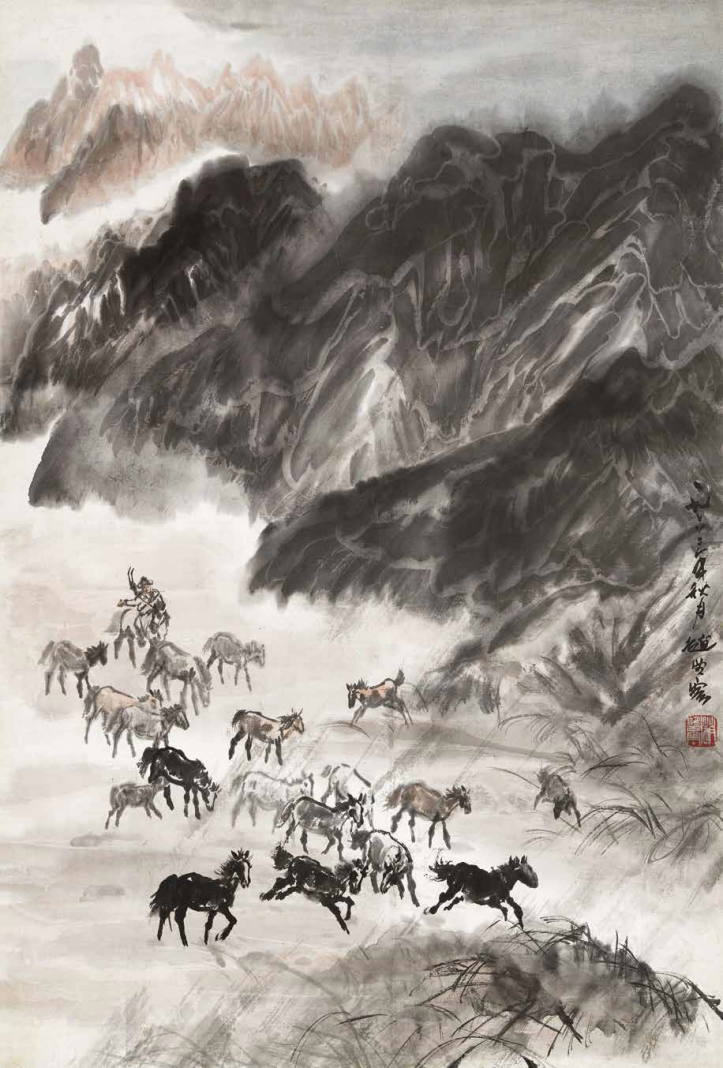 风雨归牧