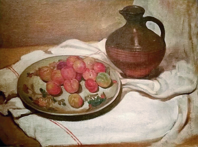 常书鸿作品静物