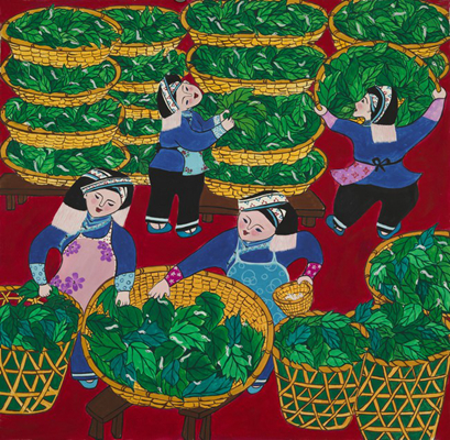 广西靖西壮族农民画下周来京展出